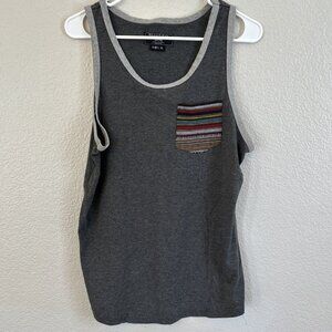Beautiful Giant - Southwest Aztec Pocket - Cotton Blend Tank Top Shirt Mens Sz M